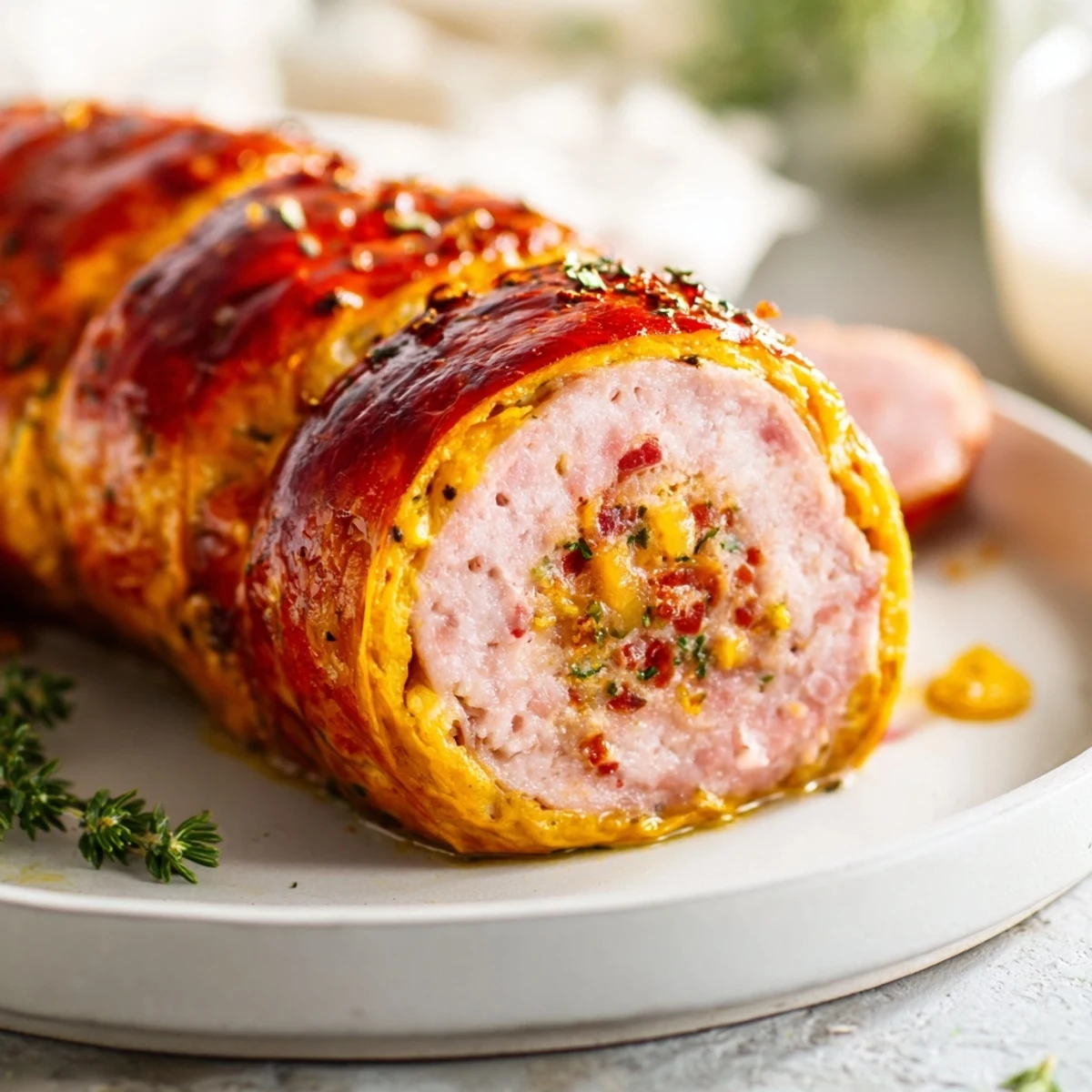 Perfectly golden mini Homemade Savory Sausage Rolls arranged on a baking sheet, ready to serve and enjoy.