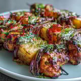 Grilled Pineapple Chicken Skewers