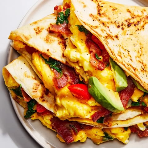 Crispy Breakfast Wrap Fold