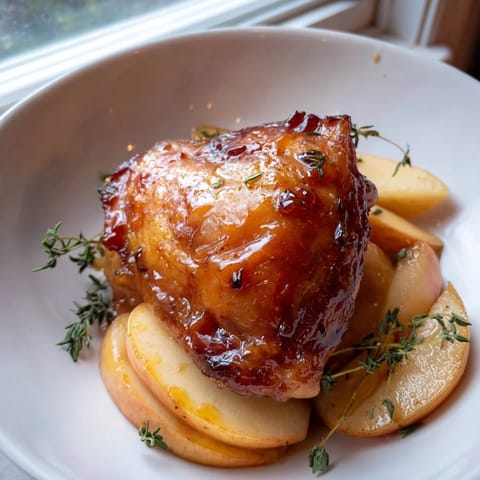 Sticky Maple Apple Chicken
