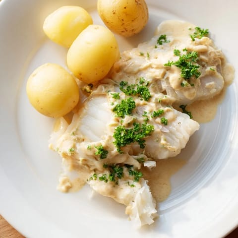 Norwegian Lutefisk with Mustard