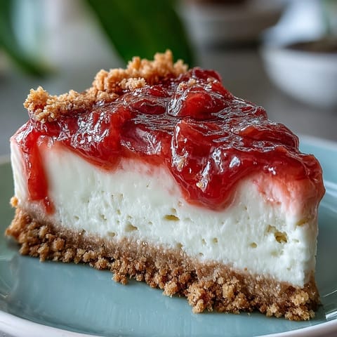Easy Guava Swirl Cheesecake