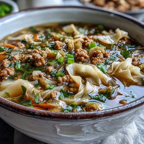 Cozy One-Pot Egg Roll Soup