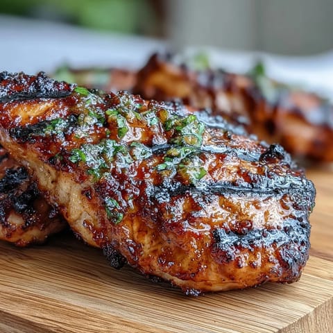 Light and refreshing detox salad featuring spiralized cucumbers, fresh herbs, and tender chili-lime marinated chicken breast.  