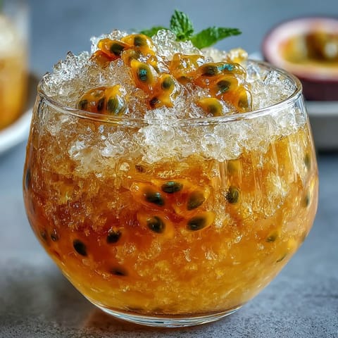 Passionfruit Granita Tangy Ice