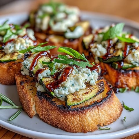 Garlic Butter Crostini Veggies
