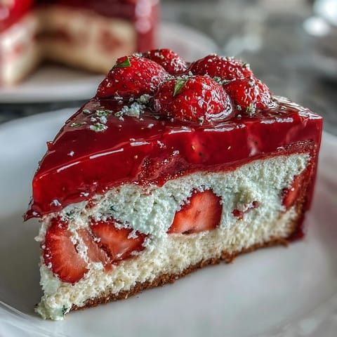 Valentines Day Strawberry Mousse