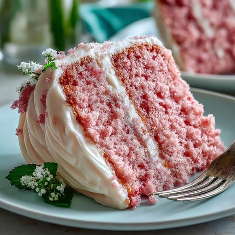 Pink rosé velvet cake frosted beautifully with a metallic gold ganache drip.