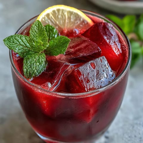 Naturally pink lemonade with beet juice, ready to quench your thirst.