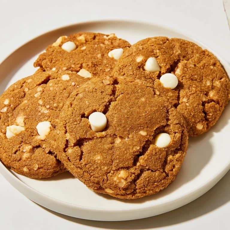 A plateful of comforting Soft and Chewy Pumpkin Spice Cookies with a delightful, melt-in-your-mouth texture.