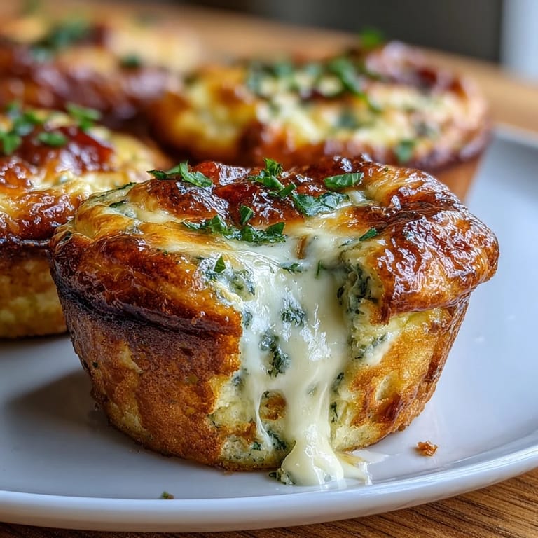Fluffy baked egg cups packed with jalapeño heat and creamy cheddar, perfect for quick, handheld keto breakfasts or snacks.