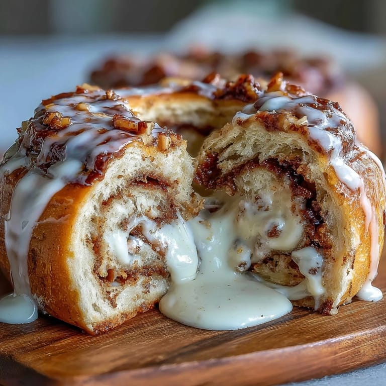 Chewy, homemade bagels infused with cinnamon, baked golden brown, and finished with a sweet vanilla Greek yogurt drizzle.  