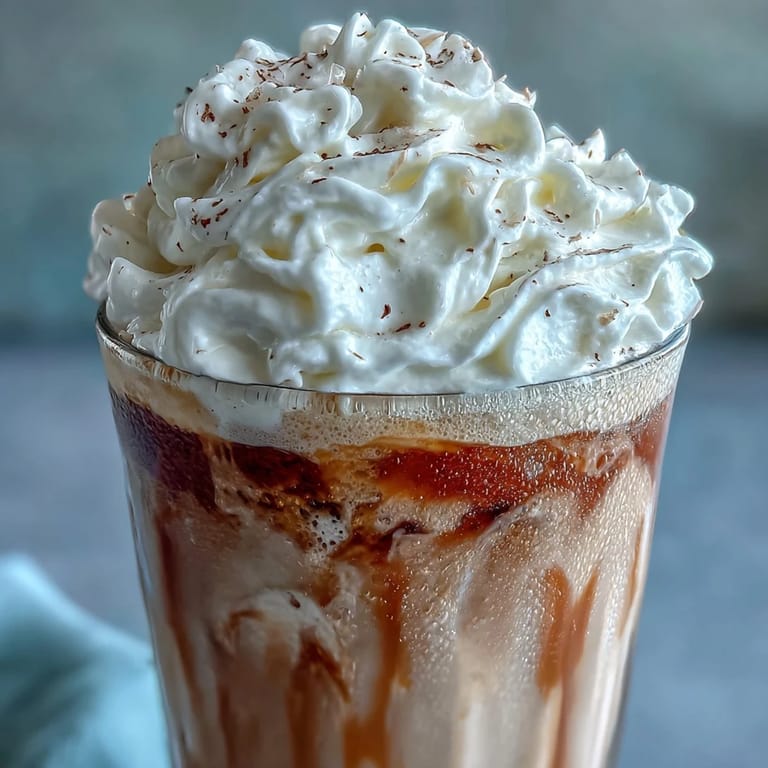 Creamy coffeehouse-style vanilla bean frappuccino blended with ice and crowned with luscious coconut whipped cream.  