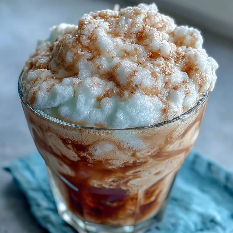 Instagram-worthy TikTok Cloud Slushie, a fluffy frozen drink perfect for summer sipping and social media sharing.