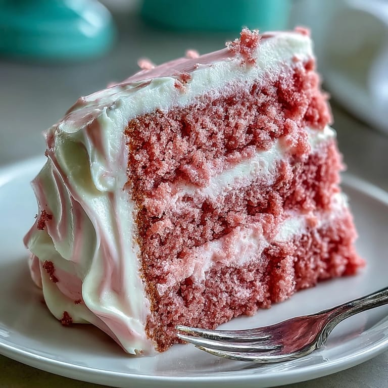 Elegant champagne-colored Rosé Velvet Cake, perfect for celebrating with friends.